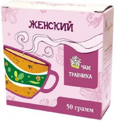 Чайный напиток (травяной сбор), 50 г 1 шт Чаи Травника Женский