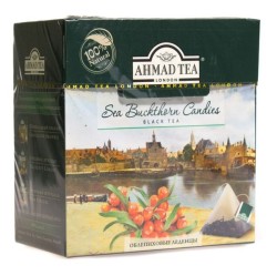 Чай черный, Ahmad Tea (Ахмад Ти) 1.8 г 20 шт Облепиховые леденцы пирамидки