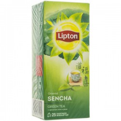 Чай зеленый, Lipton (Липтон) фильтр-пакет 1.8 г 25 шт Ориентал сенча с ароматом личи и розы