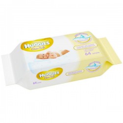 Салфетки влажные детские, Huggies (Хаггис) 64 шт элит софт