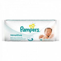 Салфетки влажные детские, Pampers (Памперс) 12 шт сенситив