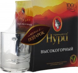 Чай, Принцесса Нури 2 г 100 шт высокогорный с ярлычками + бонус кружка