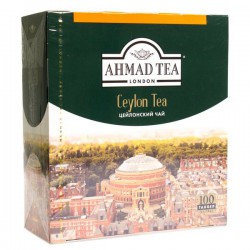 Чай черный, Ahmad Tea (Ахмад Ти) 2 г 100 шт Цейлон пакетики с ярлычками