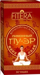 Чай, Fitera (Фитэра) 2 г 30 шт Пу-Эр Лимонный Юньнаньский пакетики